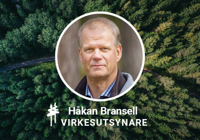 Säg hej till Håkan Bransell – virkesutsynare på Rundvirke Skog