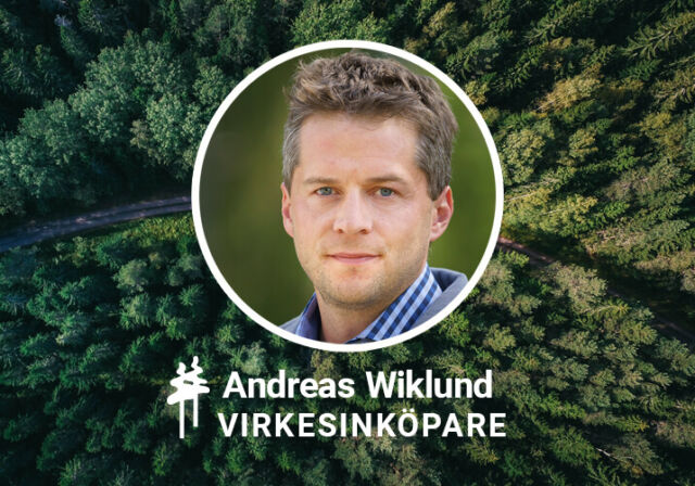 Säg hej till Andreas Wiklund – virkesinköpare på Rundvirke Skog