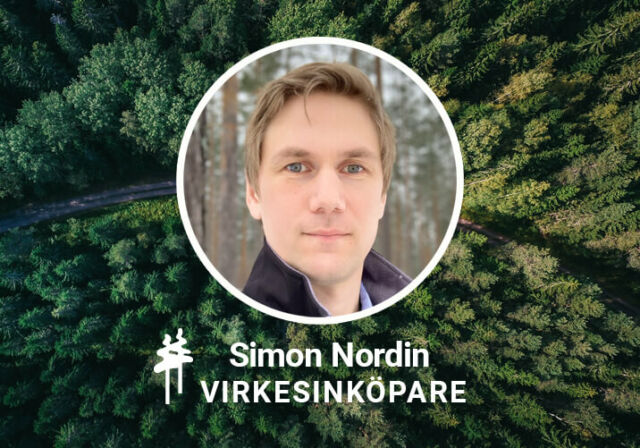 Säg hej till Simon Nordin – virkesinköpare på Rundvirke Skog